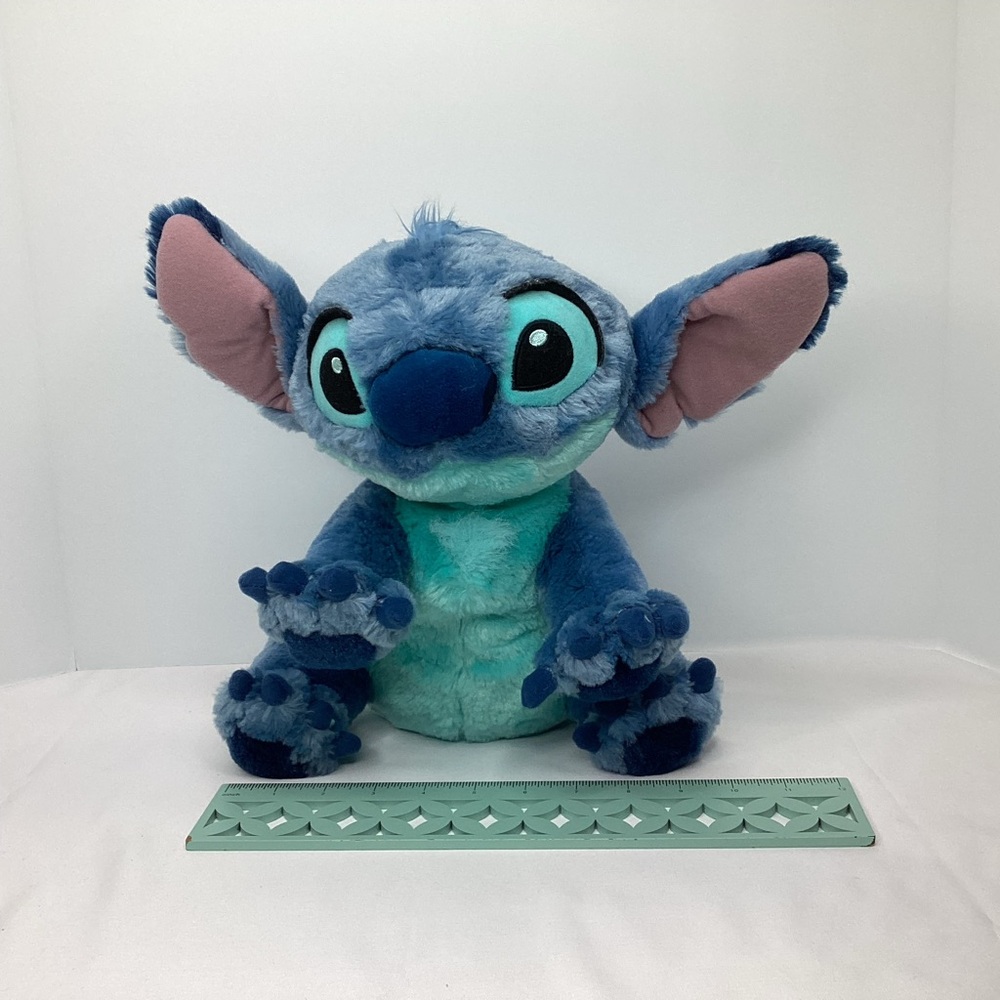 Disney Parks Stitch Plush 12” Authentic Floppy Ears Lilo Alien Ohana Stuffed - Picture 9 of 9